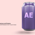 5 Soda Can Mockup from Different Perspectives