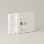 5 Square Hard Cover Book Mockups in Varied Views