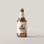 5 Stubby Beer Bottle Mockups in Different Visions