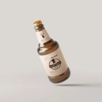 5 Stubby Beer Bottle Mockups in Different Visions
