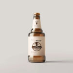 5 Stubby Beer Bottle Mockups in Different Visions