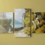 5 Three Piece Canvas Mockups in Front Sight
