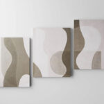 5 Three Piece Canvas Mockups in Front Sight