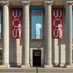 5 Vertical Art Museum Banners Mockup
