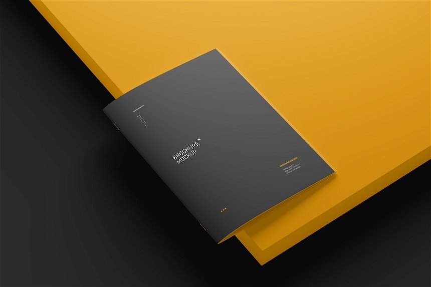5 Visions of Realistic A4 Brochure Mockup