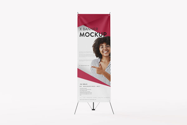 5 X Banner Mockups in Varied Visions