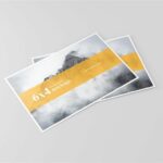 6×4 Postcard Flyer Mockup in 3 Sights