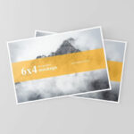 6×4 Postcard Flyer Mockup in 3 Sights