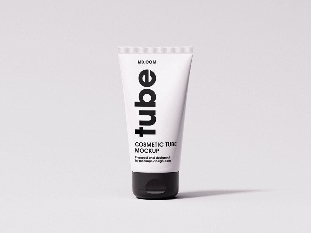6 Cosmetic Tube Mockups with Box