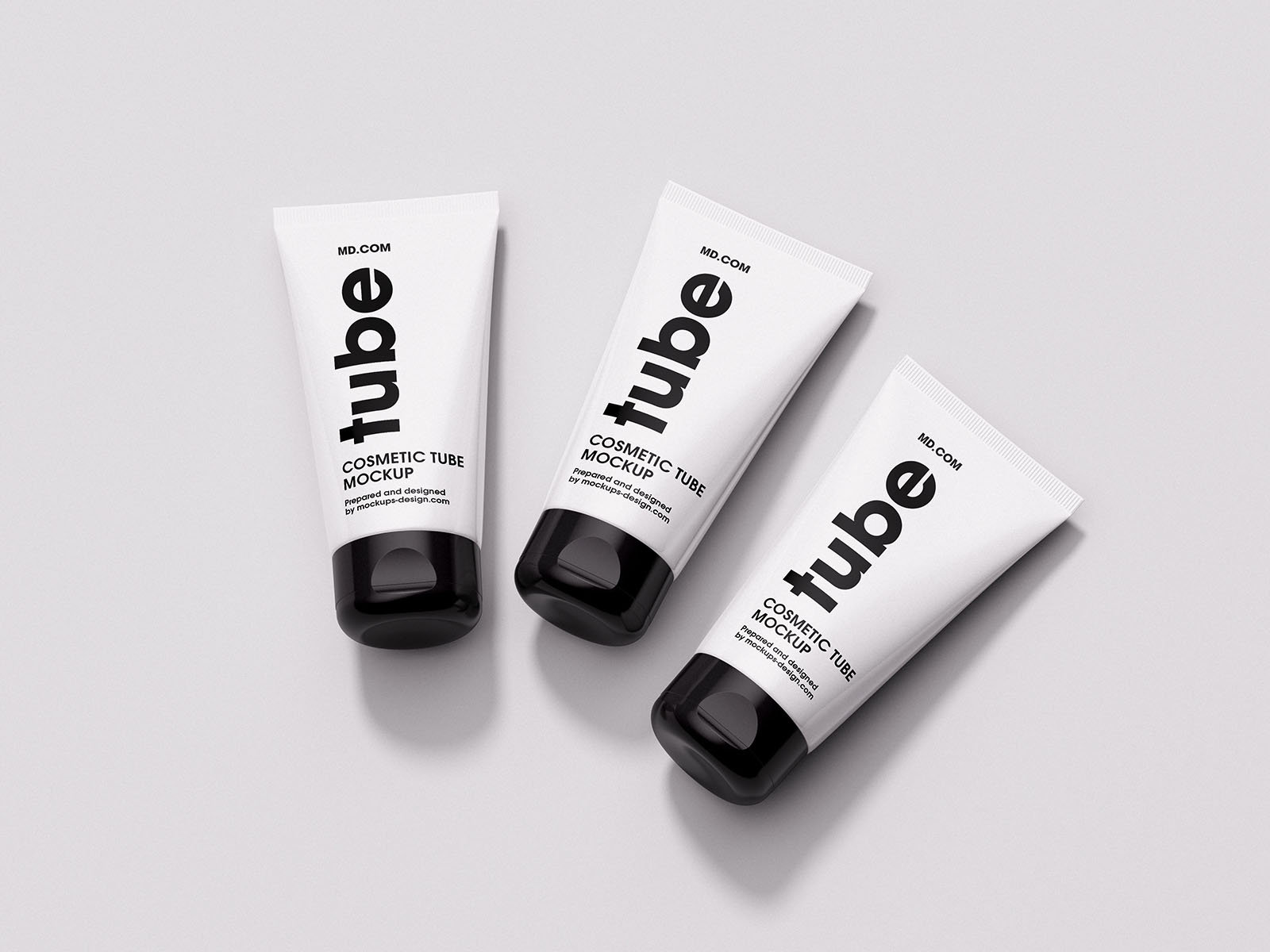 6 Cosmetic Tube Mockups with Box FREE PSD