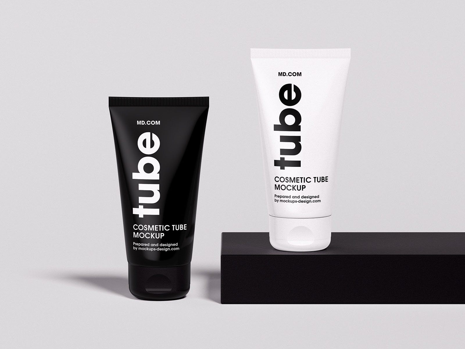 6 Cosmetic Tube Mockups with Box FREE PSD