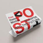 6 Curved Poster Mockups in Different Views