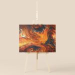 6 Easel and Canvas Mockups in Varied Sights