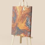 6 Easel and Canvas Mockups in Varied Sights