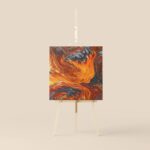 6 Easel and Canvas Mockups in Varied Sights