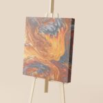 6 Easel and Canvas Mockups in Varied Sights