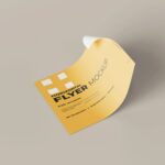 6 Horizontal A4 Flyer Mockups in Front and Perspective Views mockup preview