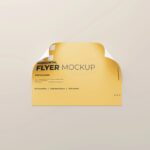6 Horizontal A4 Flyer Mockups in Front and Perspective Views mockup preview