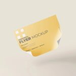 6 Horizontal A4 Flyer Mockups in Front and Perspective Views mockup preview