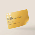 6 Horizontal A4 Flyer Mockups in Front and Perspective Views mockup preview