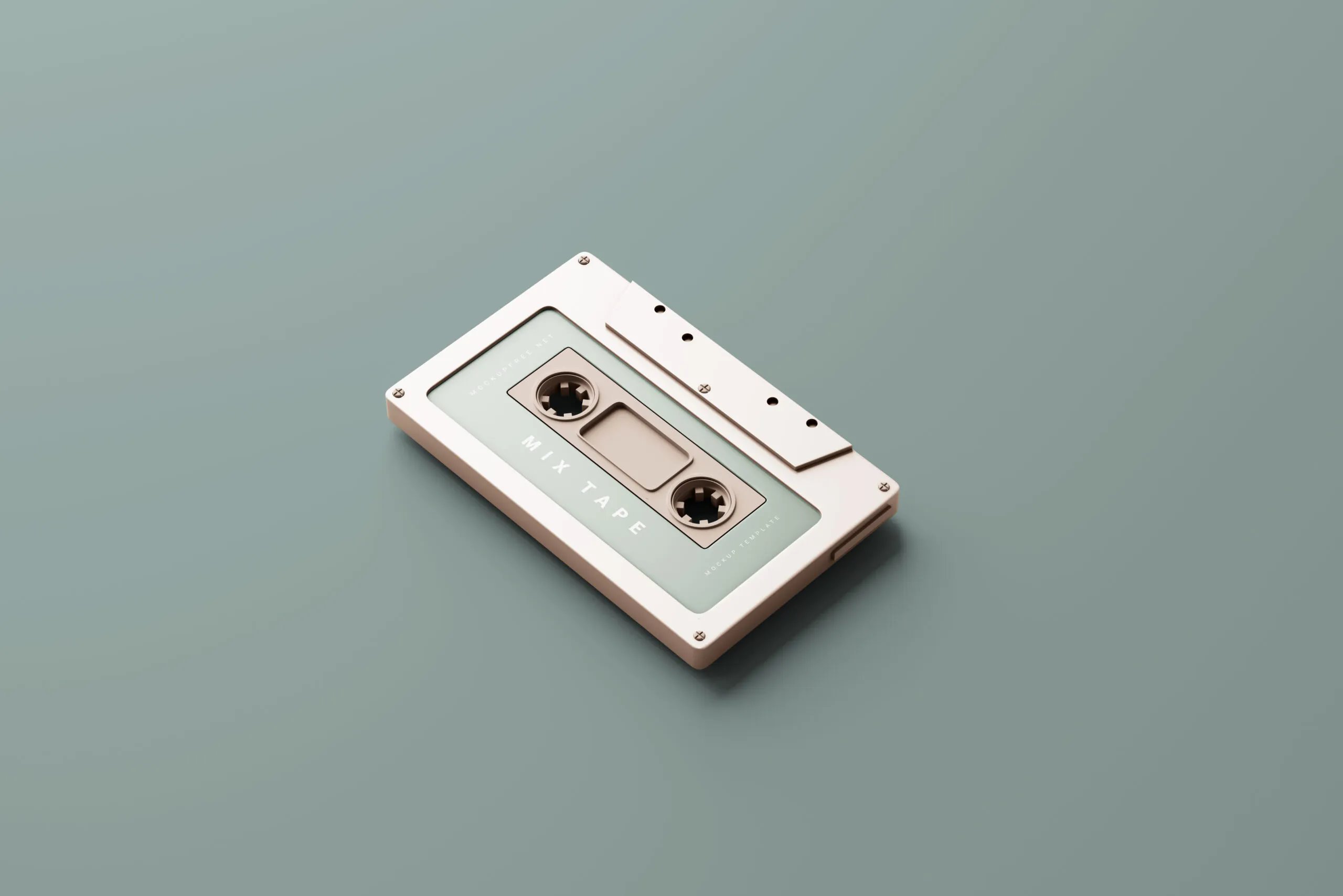6 Mixtape Cover and Cassette Mockups in Varied Sights FREE PSD