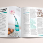 6 Mockups of A4 Brochures in Different Views