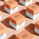 6 Mockups of Packaging Boxes in Grid Layout