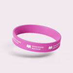 6 Mockups of Realistic Gravity Silicone Wristband