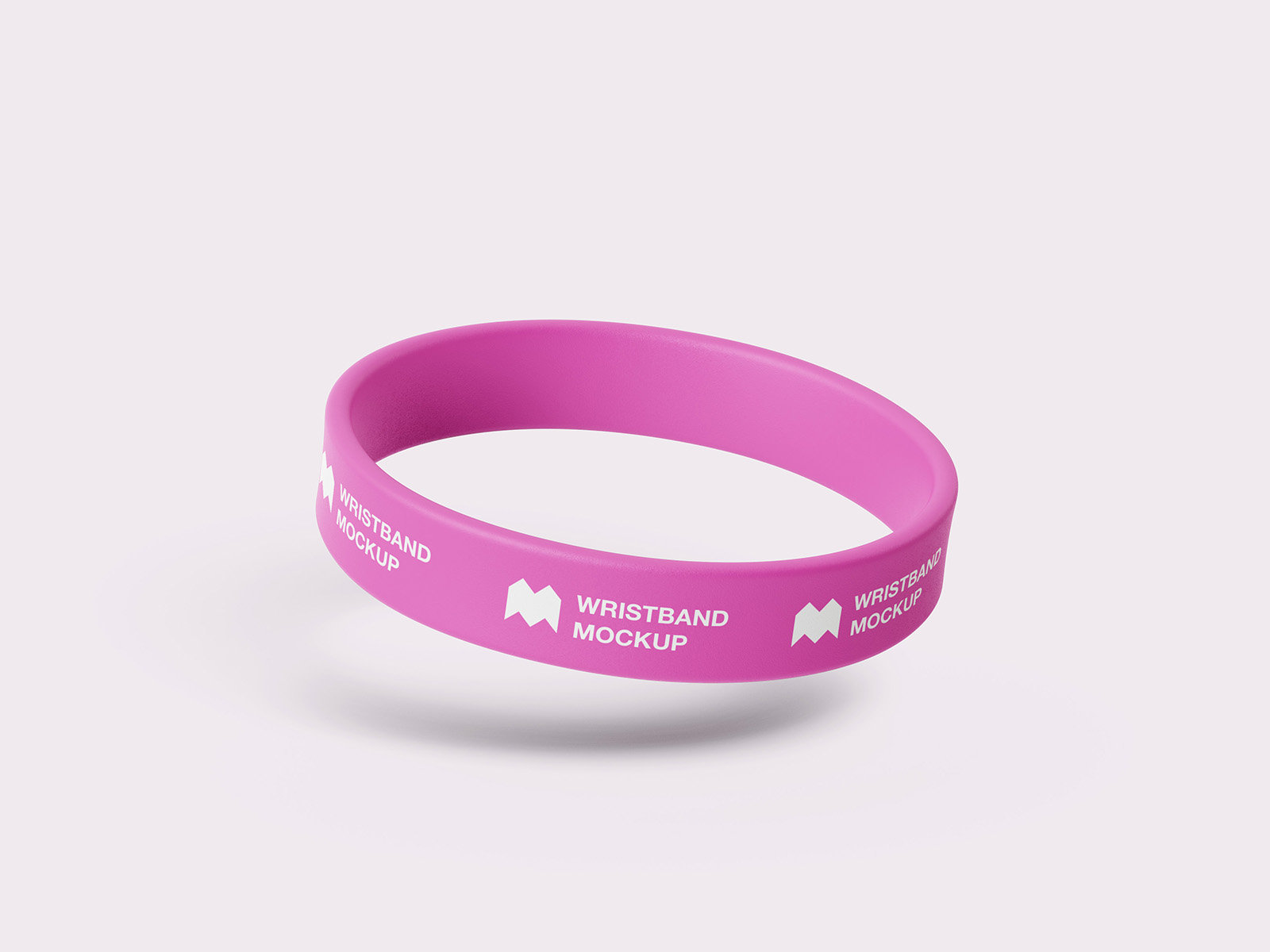 6 Mockups of Realistic Silicone Wristband FREE PSD