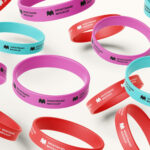6 Mockups of Realistic Gravity Silicone Wristband