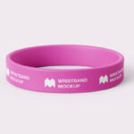 6 Mockups of Realistic Gravity Silicone Wristband