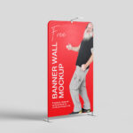 6 Shots of Banner Wall Mockups mockup preview