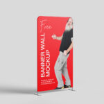 6 Shots of Banner Wall Mockups mockup preview
