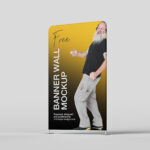 6 Shots of Banner Wall Mockups mockup preview