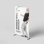 6 Shots of Banner Wall Mockups mockup preview