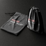 6 Shots of Burlap Sack Mockup
