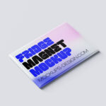 6 Shots of Rectangle Fridge Magnet Mockup