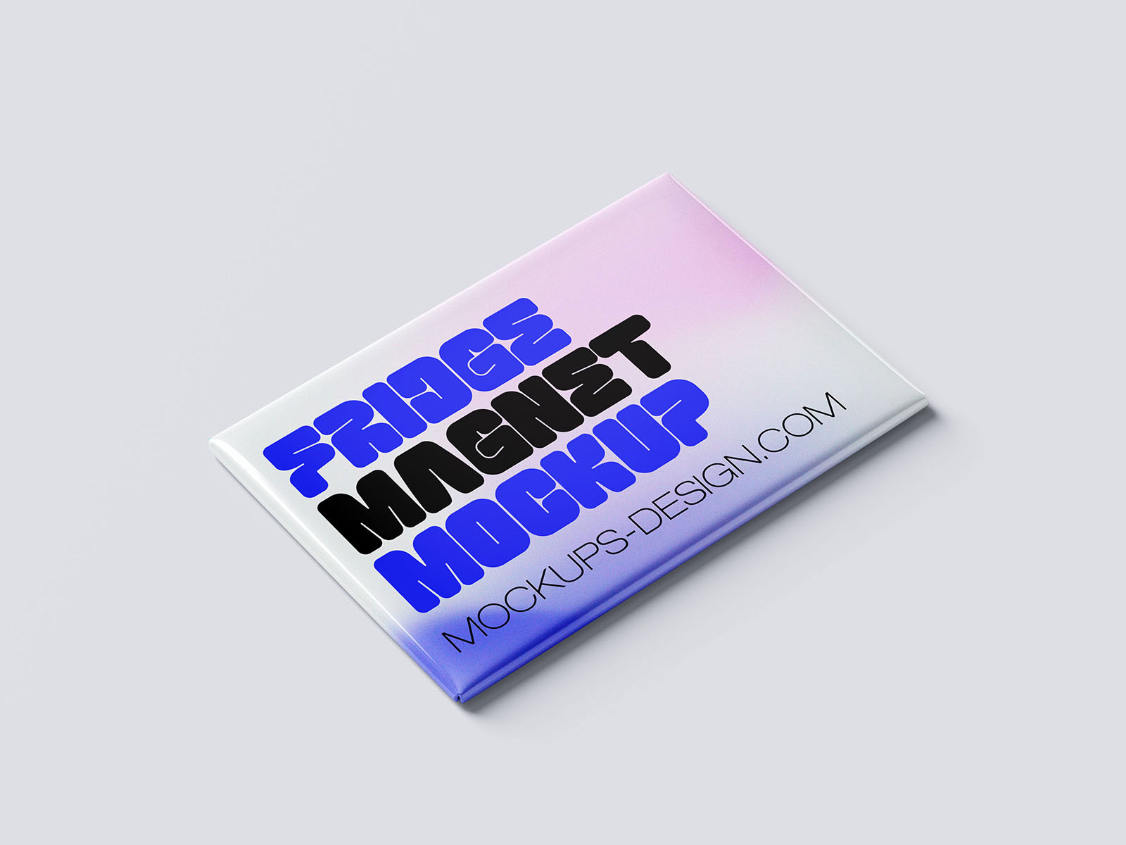 Free 6 Shots of Rectangle Fridge Magnet Mockup PSD Template