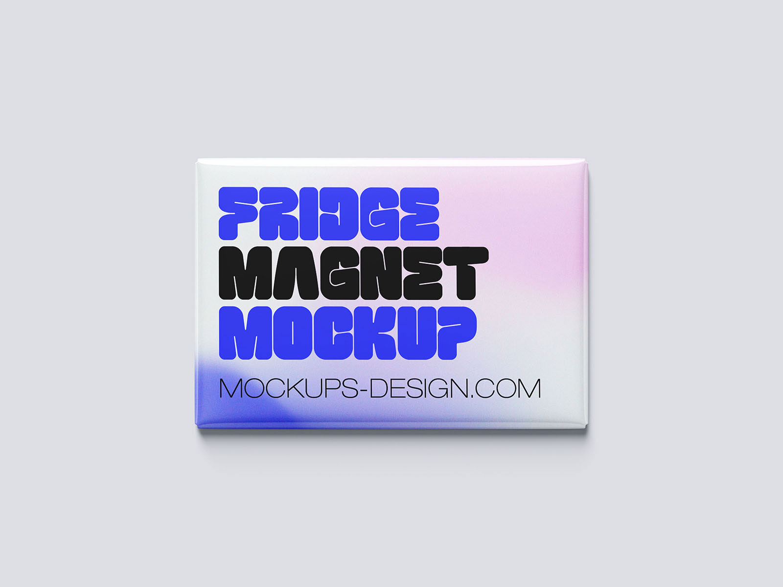 Free 6 Shots of Rectangle Fridge Magnet Mockup PSD Template