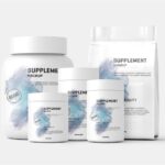 6 Showcases of Supplement Packaging Mockup mockup preview