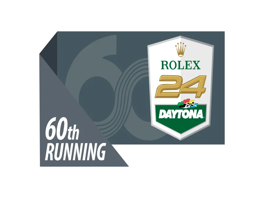 60th Running Rolex 24 Logo