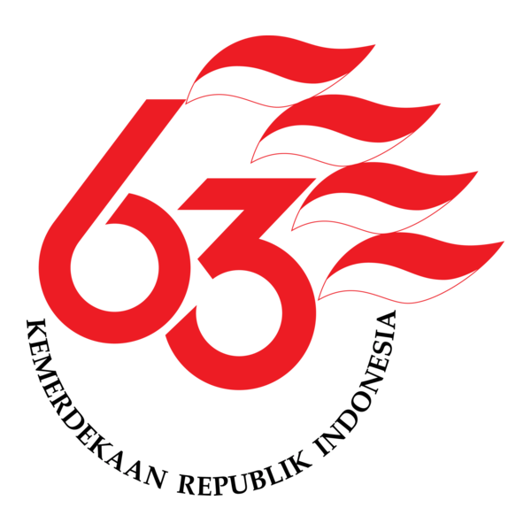 63th Independence Day of Republic of Indonesia logo