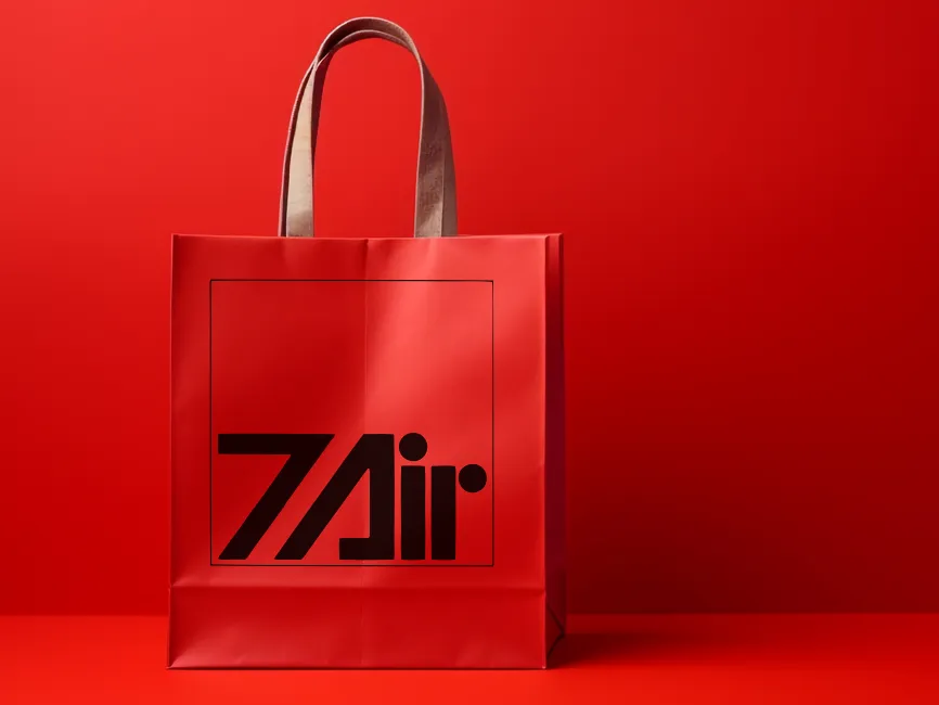 7 Air Old Black Logo
