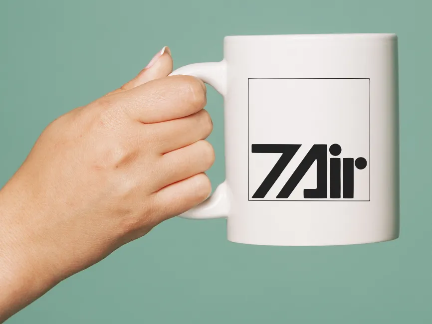 7 Air Old Black Logo