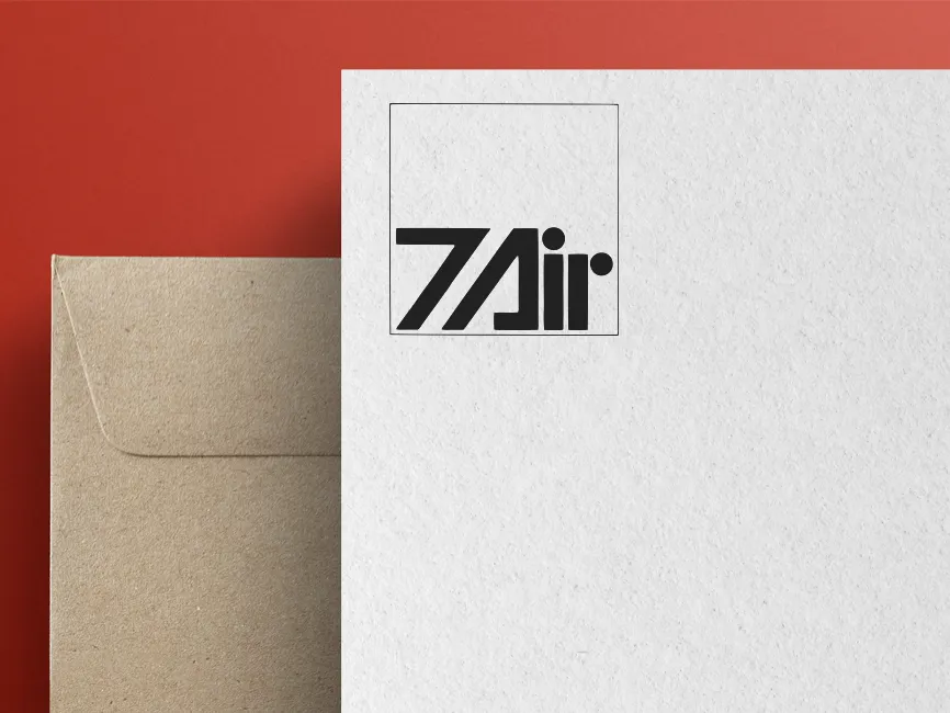 7 Air Old Black Logo