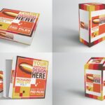 7 Mockups of Box Packaging in Different Sizes