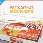 7 Mockups of Box Packaging in Different Sizes