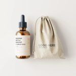 7 Mockups of Dropper Bottle with Burlap Sack
