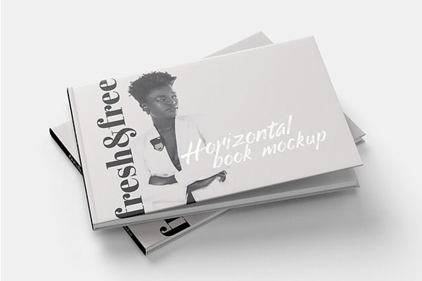 7 Mockups of Landscape Hardcover Book