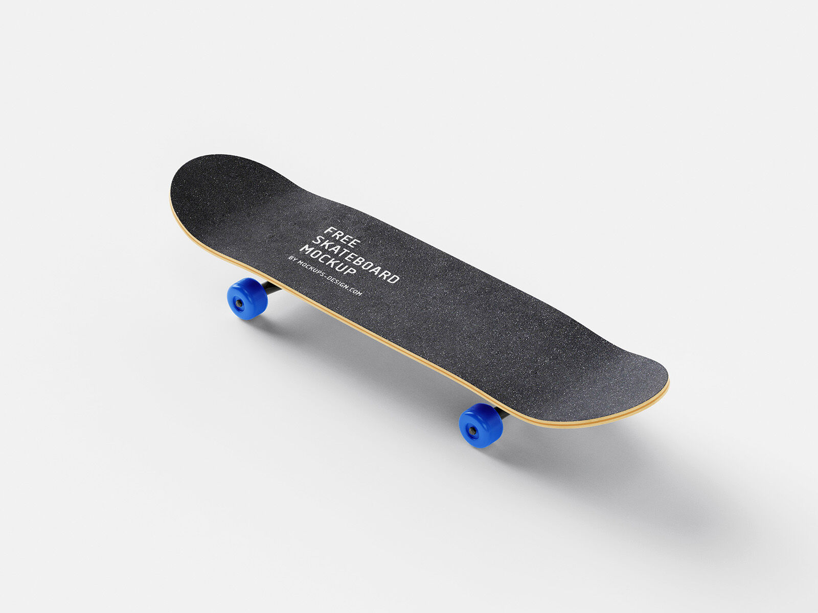 7 Mockups of Skateboards in the Perspective View FREE PSD